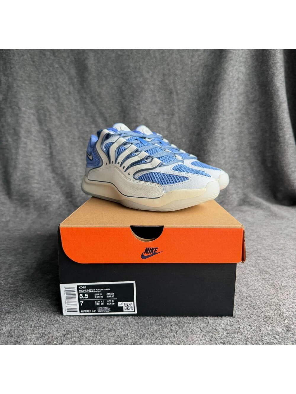 Nike KD 16 Shoes Mens Size 5.5 Blue Royal Pulse Basketball Sneakers HV1992 401